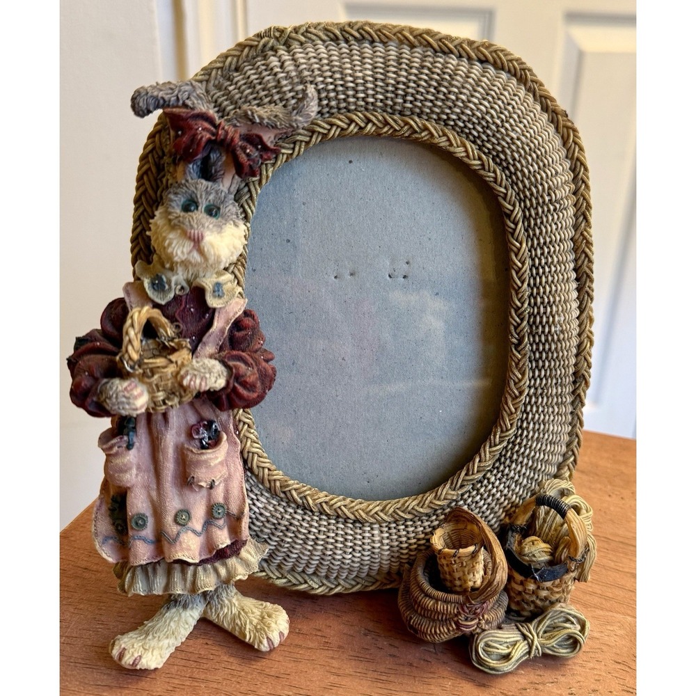 Boyds Bear Folkstones Wendy Willowhare A Tisket A Tasket 1E Picture Frame 27453